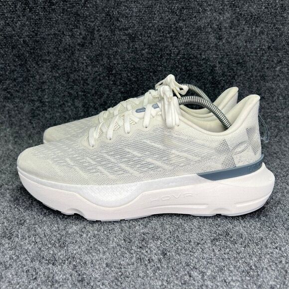 Under Armour Infinite Pro Breeze Running Shoes Men's 9.5 Grey White Run Training - Picture 5 of 13